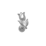 Tulip Flower Stud - Anygolds