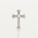 CZ Stone Vintage Cross Stud - Anygolds