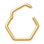 Hexagon Clicker Hoop - Anygolds