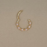 Braided Evil Eye Clicker Hoop