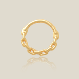 Square Chain Link Hoop - Anygolds