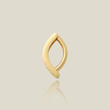 Diamond-Cut Navel Clicker Ring - Anygolds