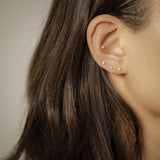 Round CZ Stud (Internal)