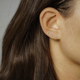 Round CZ Stud (Internal)