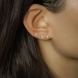 Round CZ Stud (Internal)