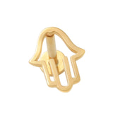 Hamsa Hand Stud (Internal Thread) - Anygolds