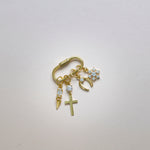 Stone & Horseshoe Charm - Anygolds