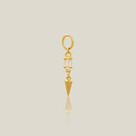 Baguette Stone Spike Charm - Anygolds