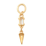 Baguette Stone Spike Charm - Anygolds