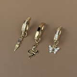 Drop Spike Navel Clicker Ring