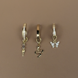 Butterfly Dangle Navel Clicker Ring