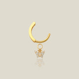 Butterfly Dangle Navel Clicker Ring