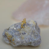 14K Solid Gold Curved Koi Fish Stud – Anygolds