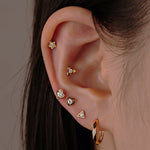 Essential Stacking Stud - Triforce, Heart, Triangle, Star, and Clover - Anygolds