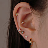 Essential Stacking Stud - Triforce, Heart, Triangle, Star, and Clover - Anygolds