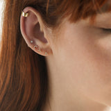 Diamond Initial Letter Stud