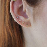 Diamond Initial Letter Stud