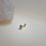 Turquoise Round Stud (Internal | External)