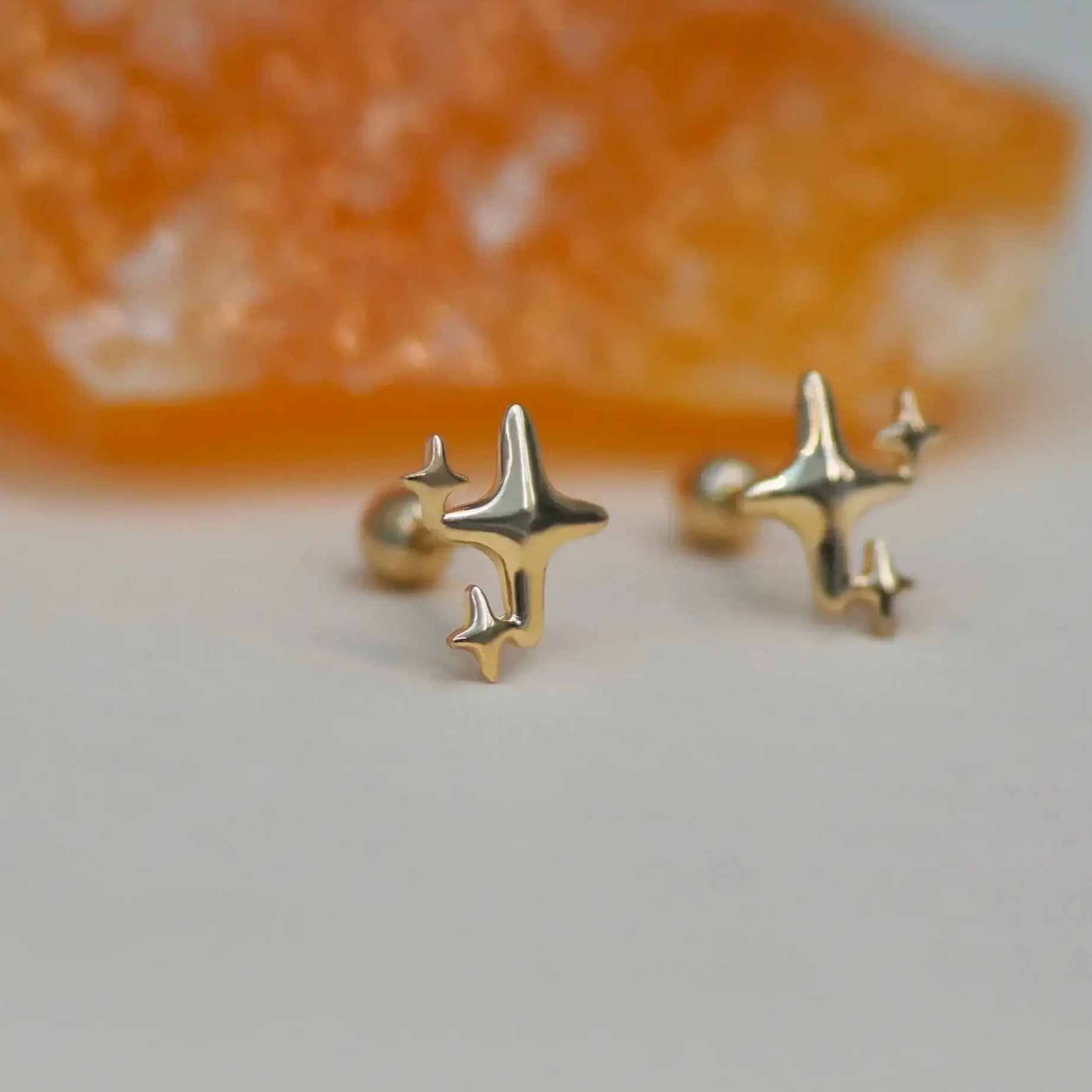 Molten Star Stud (Internal | External) - Anygolds