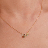 Diamond Love Necklace - Anygolds