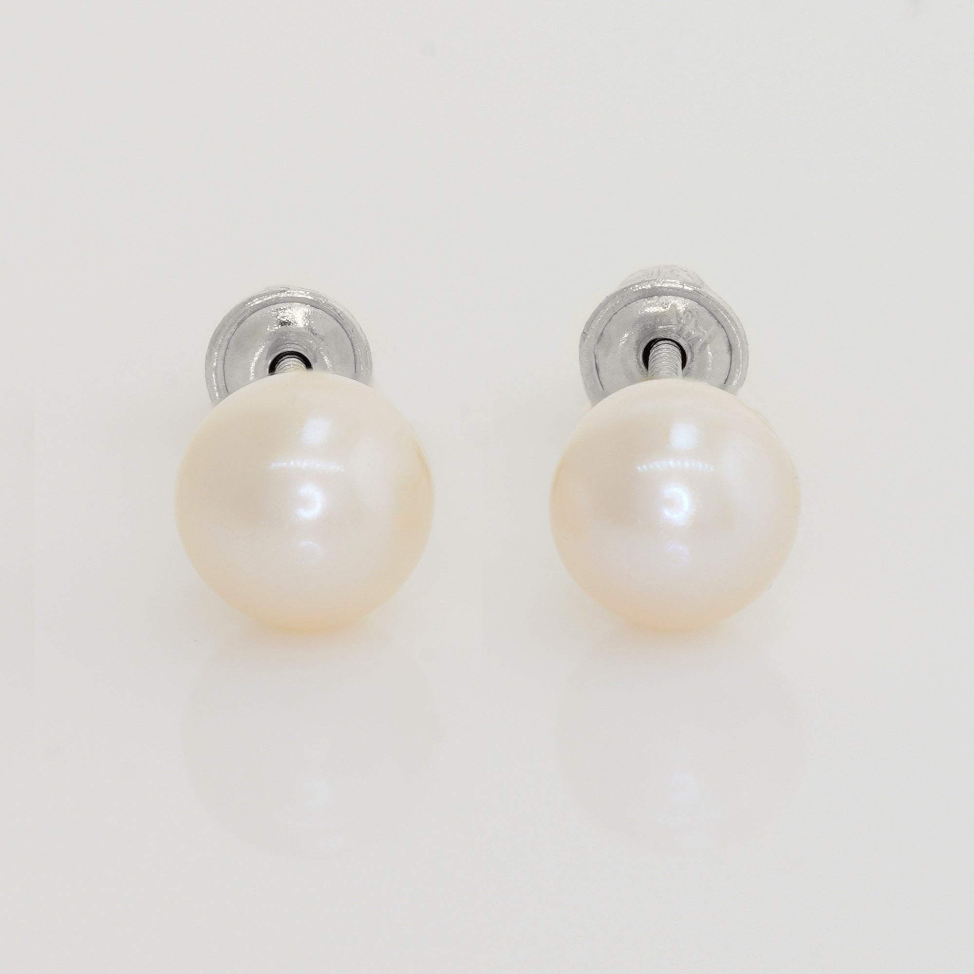 Essential Pearl Mini Stud Earrings - Anygolds