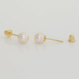 Essential Pearl Mini Stud Earrings - Anygolds