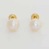 Essential Pearl Mini Stud Earrings - Anygolds