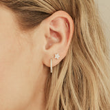 Diamond Iced Out Star Stud Earrings