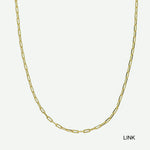 14K Solid Gold Necklace Chain – Anygolds