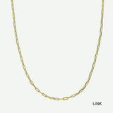 14K Solid Gold Necklace Chain – Anygolds