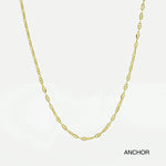 14K Solid Gold Necklace Chain – Anygolds