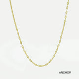 14K Solid Gold Necklace Chain – Anygolds
