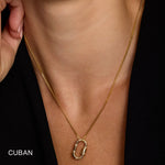 14K Solid Gold Necklace Chain – Anygolds
