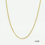 14K Solid Gold Necklace Chain – Anygolds