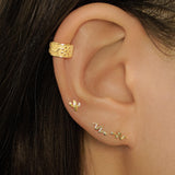 Mini Snake Stud Earrings - Anygolds