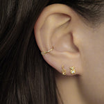 Single Heart CZ Ear Cuff - Anygolds