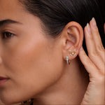 14K Solid Gold Butterfly Stud Earrings – Anygolds