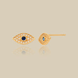 Bluecore Evil Eye Stud Earrings