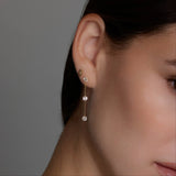 Piercing con punta de circonita marquesa