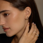 14K Solid Gold Onyx Black Diamond Drop Stud Earrings – Anygolds