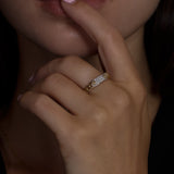 Pavé Link Lab Grown Diamond Cable Ring