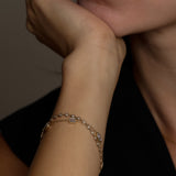 Multi-Shape Bezel Lab-Grown Diamond Bracelet