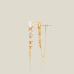 Cascade Chain Drop Earrings - Anygolds