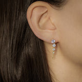 Cascade Chain Drop Earrings
