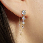 Cascade Chain Drop Earrings - Anygolds