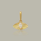 Radiant Marquise Burst Charm