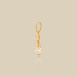 Marquise Cluster Heart Charm