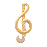 Treble Clef Music Note Pendant