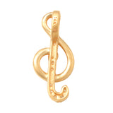 Treble Clef Music Note Pendant