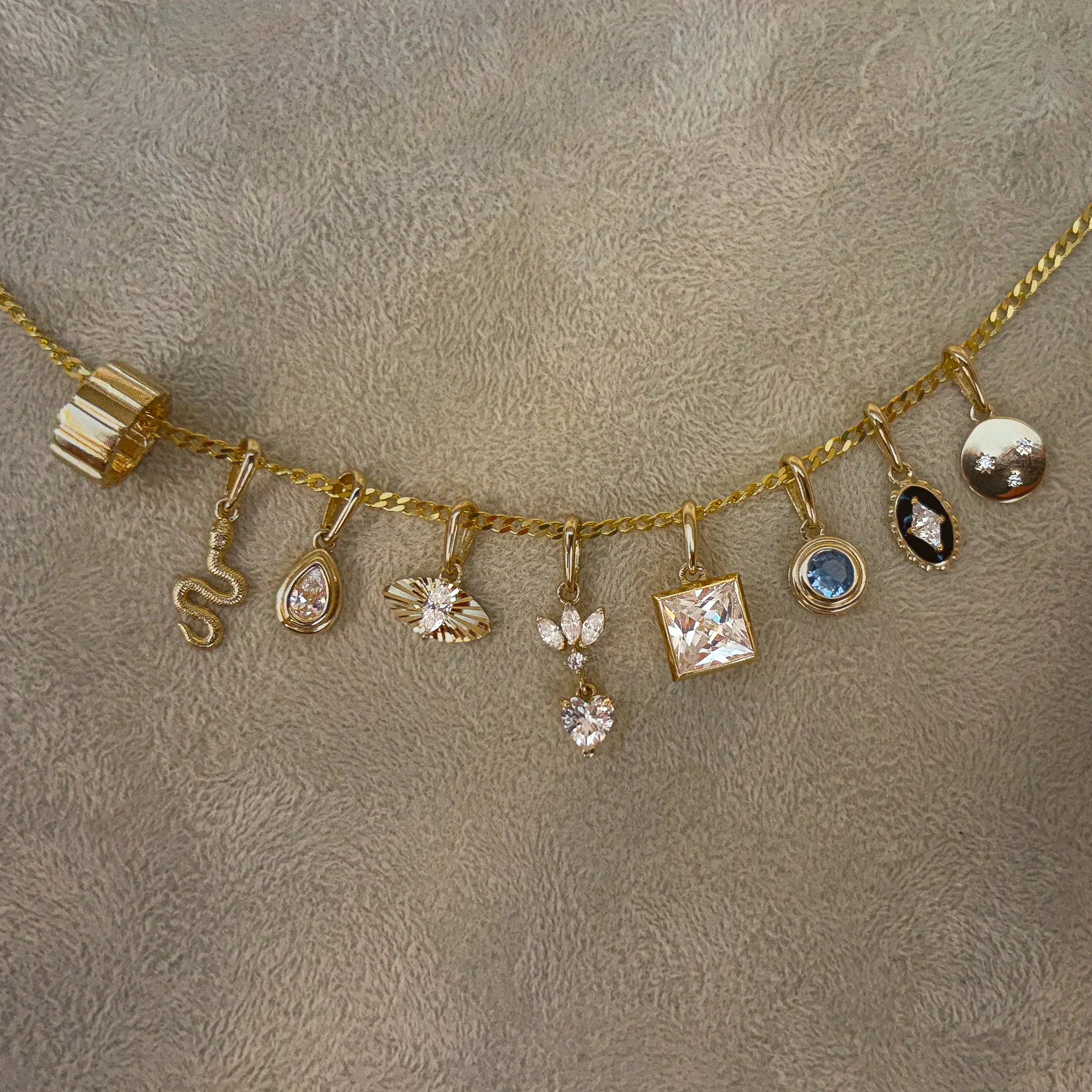 14K Solid Gold Charms – The Charm Edit (9 Styles) – Anygolds